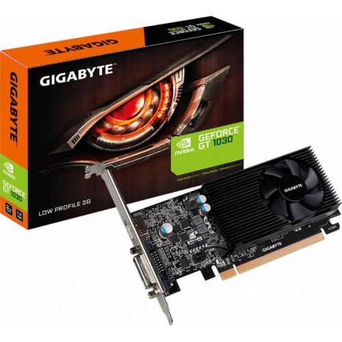  Gigabyte PCI-E GV-N1030D5-2GL NVIDIA GeForce GT 1030 2Gb 64bit GDDR5 1227/6008 DVIx1 HDMIx1 HDCP Ret (GV-N1030D5-2GL)