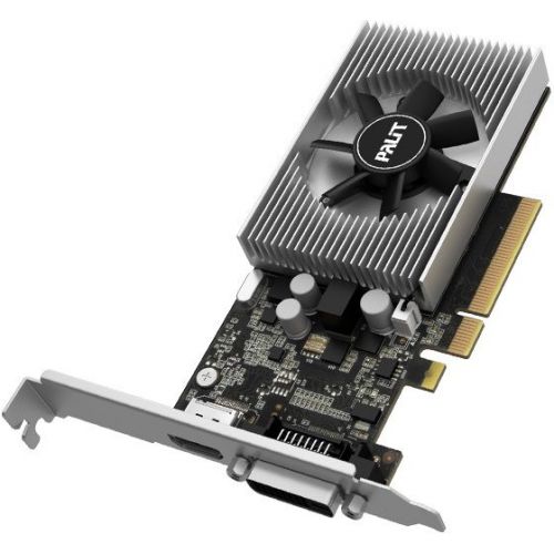  Palit PCI-E PA-GT1030 2GD4 NVIDIA GeForce GT 1030 2Gb 64bit DDR4 1151/2100 DVIx1 HDMIx1 HDCP Ret low profile (NEC103000646-1082F)