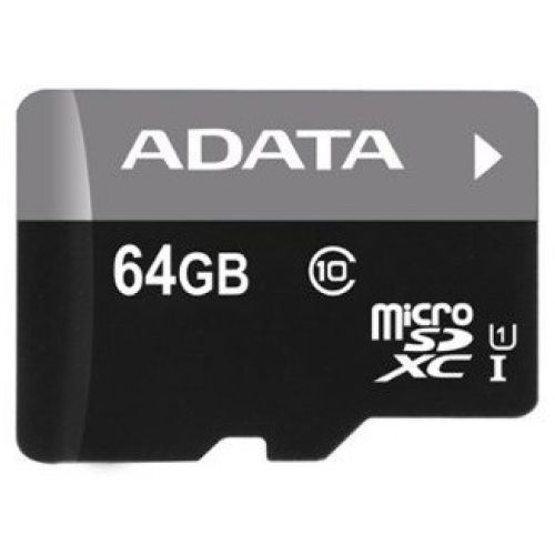  microSDXC 64GB A-Data AUSDX64GUICL10-RA1 + adapter (AUSDX64GUICL10-RA1)