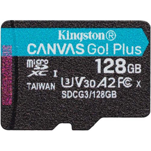   microSDXC 128GB Kingston SDCG3/128GBSP Canvas Go! Plus w/o adapter (SDCG3/128GBSP)