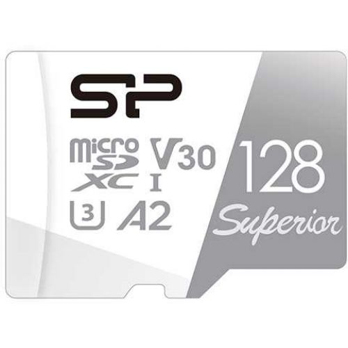   microSDXC 128GB Silicon Power SP128GBSTXDA2V20SP Superior + adapter (SP128GBSTXDA2V20SP)