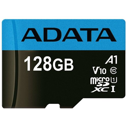   microSDXC 128GB A-Data AUSDX128GUICL10A1-RA1 Premier Pro + adapter (AUSDX128GUICL10A1-RA1)