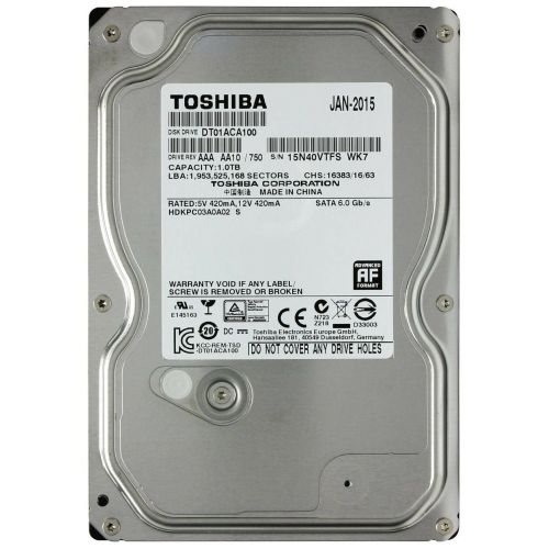  Toshiba SATA-III 1Tb DT01ACA100 (7200rpm) 32Mb 3.5