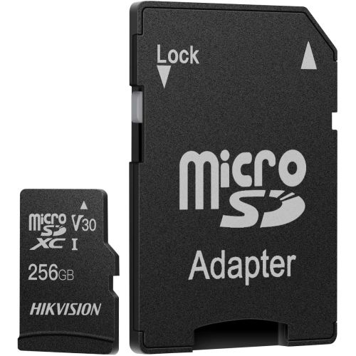   microSDXC 256GB Hikvision HS-TF-C1(STD)/256G/Adapter C1 V30 + adapter (HS-TF-C1(STD)/256G/ADAPTER)