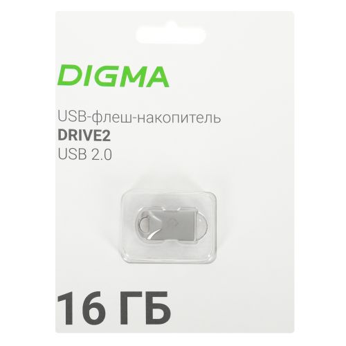   Digma 16Gb DRIVE2 DGFUM016A20SR USB2.0  (DGFUM016A20SR)