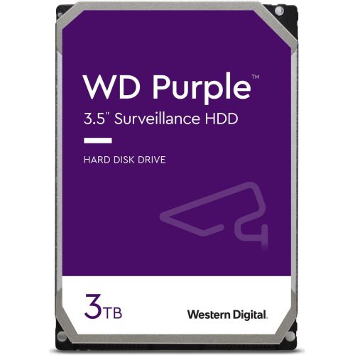   WD SATA-III 3TB WD33PURZ Surveillance Purple (5400rpm) 256Mb 3.5