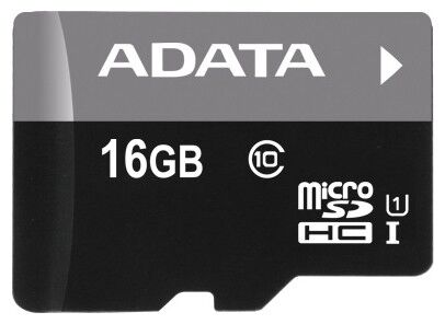   microSDHC 16GB A-Data AUSDH16GUICL10-RA1 + adapter (AUSDH16GUICL10-RA1)