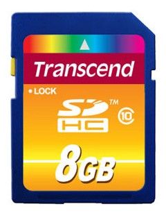   SDHC 8Gb Class10 Transcend TS8GSDHC10 w/o adapter (TS8GSDHC10)