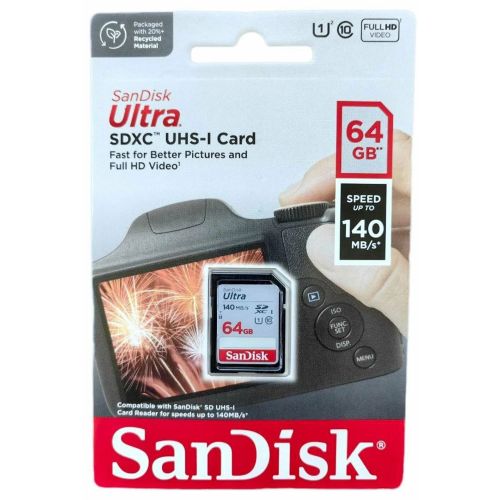   SDXC 64GB Sandisk SDSDUNB-064G-GN6IN Ultra (SDSDUNB-064G-GN6IN)