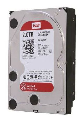   WD SATA-III 2Tb WD20EFRX NAS Red 64Mb 3.5