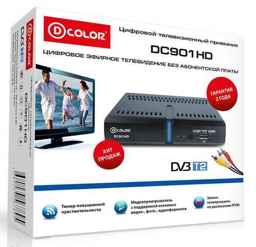  DVB-T2 D-Color DC910HD  (DC910HD)