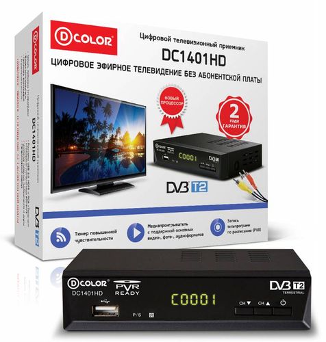  DVB-T2 D-Color DC1401HD  (DC1401HD)