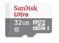   microSDHC 32Gb Class10 Sandisk SDSQUNB-032G-GN3MA Ultra + adapter (SDSQUNB-032G-GN3MA)