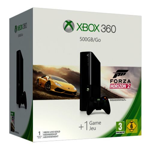   Microsoft Xbox 360 E 3M4-00043   : 2 : Forza Horizon 2, Halo Reach (3M4-00043 + HEA-00057)