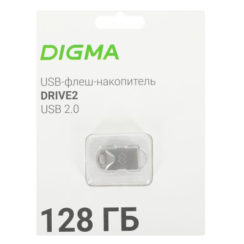   Digma 128Gb DRIVE2 DGFUM128A20SR USB2.0  (DGFUM128A20SR)