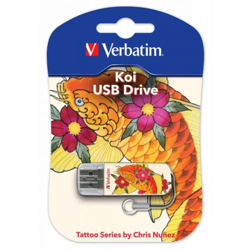   Verbatim 16Gb Store n Go Mini Tattoo Koi 49886 USB2.0 / (49886)