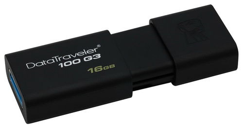   Kingston 16Gb DataTraveler 100 G3 DT100G3/16GB USB3.0  (DT100G3/16GB)