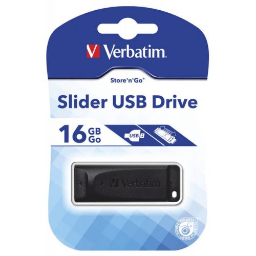   Verbatim 16Gb Store n Go Slider 98696 USB2.0  (98696)