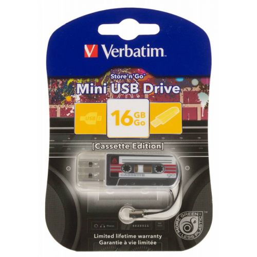   Verbatim 16Gb Mini Cassette Edition 49397 USB2.0 / (49397)