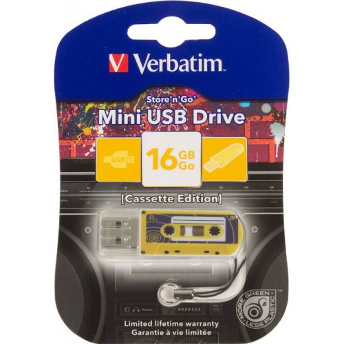   Verbatim 16Gb Mini Cassette Edition 49399 USB2.0 / (49399)