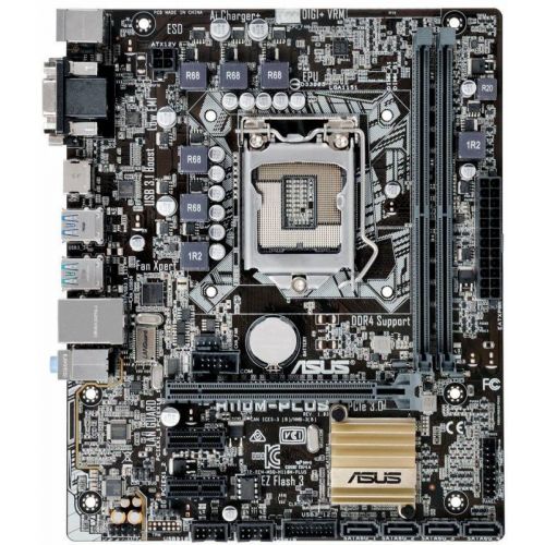   Asus H110M-PLUS Soc-1151 Intel H110 2xDDR4 mATX AC`97 8ch(7.1) GbLAN+VGA+DVI+HDMI (H110M-PLUS)